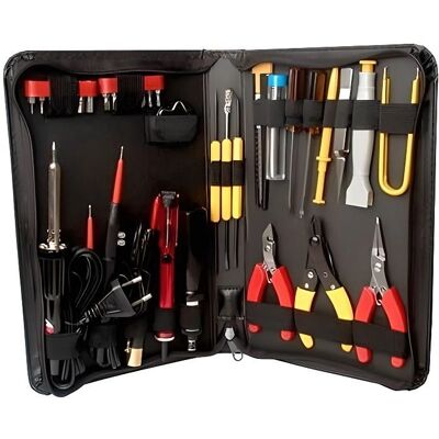 Étui à outils professionnel Tecline Connect - 35 pièces - Réparation réseau Étui à outils professionnel Tecline Connect - 35 pièces - Réparation réseau