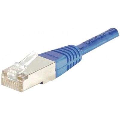 Dexlan - RJ-45 Cat6 10m - Bleu - F/UTP FTP - Cable - Publicité Dexlan - RJ-45 Cat6 10m - Bleu - F/UTP FTP - Cable - Publicité