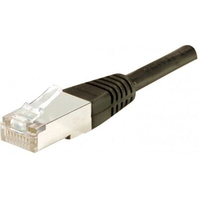 Exc 854147 Câble réseau noir 5m Cat5e F/UTP Exc 854147 Câble réseau noir 5m Cat5e F/UTP