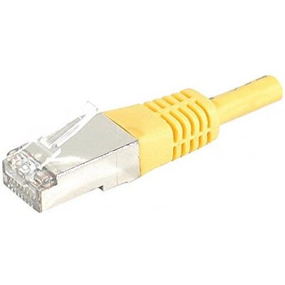 Câble Réseau Dexlan Jaune 0,5 m Cat6 S/FTP - Publicité Câble Réseau Dexlan Jaune 0,5 m Cat6 S/FTP - Publicité