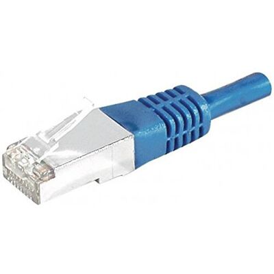 Câble réseau Dexlan 856850 bleu 1m Cat6 S/FTP - Publicité Câble réseau Dexlan 856850 bleu 1m Cat6 S/FTP - Publicité