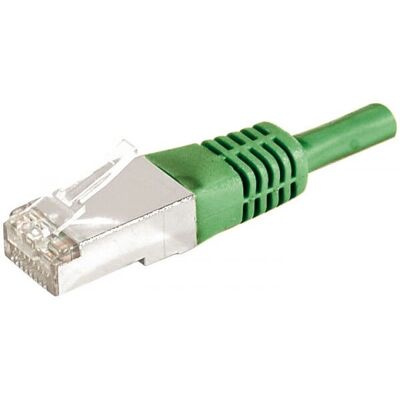 Cordon réseau Dexlan 859557 Vert 25 m F/UTP Cat6a - Publicité Cordon réseau Dexlan 859557 Vert 25 m F/UTP Cat6a - Publicité