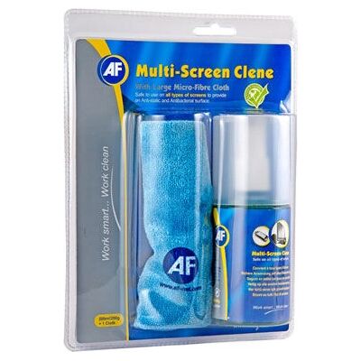 AF Multi Screen Clene - Kit de nettoyage d'écran 200ml pour appareils - Publicité AF Multi Screen Clene - Kit de nettoyage d'écran 200ml pour appareils - Publicité
