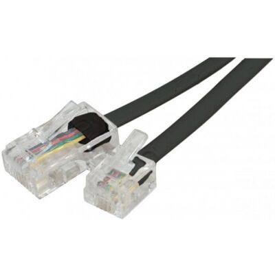 Cable Teléfonico Exertis Connect 911735 - 2m Negro Cable Teléfonico Exertis Connect 911735 - 2m Negro