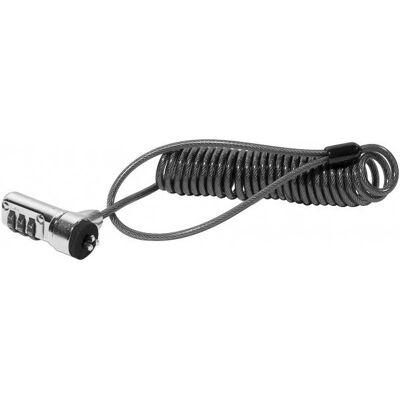 Cadenas câble Dacomex 914095 - Noir - 1,8m - Sécurité ordinateur portable, moniteur, tablette - Publicité Cadenas câble Dacomex 914095 - Noir - 1,8m - Sécurité ordinateur portable, moniteur, tablette - Publicité