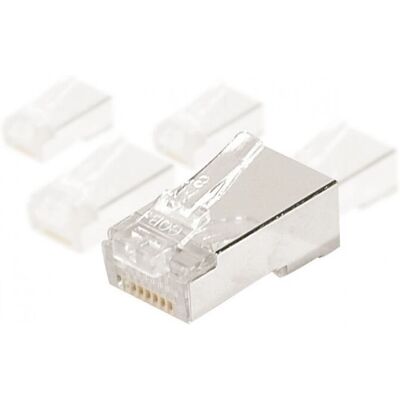 CUC Exertis Connect 920880 Drahtverbinder - Geschirmt, 10 Stück, Transparent CUC Exertis Connect 920880 Drahtverbinder - Geschirmt, 10 Stück, Transparent