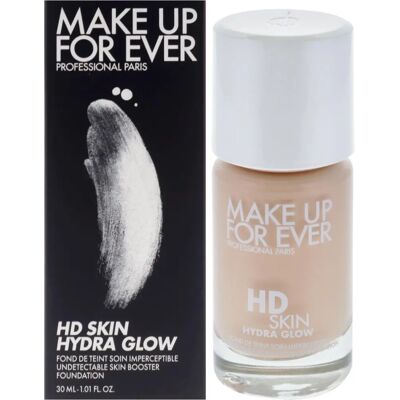 Make Up For Ever HD Skin Hydra Glow Foundation - Fondotinta con cura, 30ml Make Up For Ever HD Skin Hydra Glow Foundation - Fondotinta con cura, 30ml