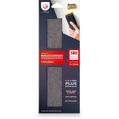 Gerlon ADPR2F - 3 Stuks Dampschuurpads - Fijn 180 Gerlon ADPR2F - 3 Stuks Dampschuurpads - Fijn 180