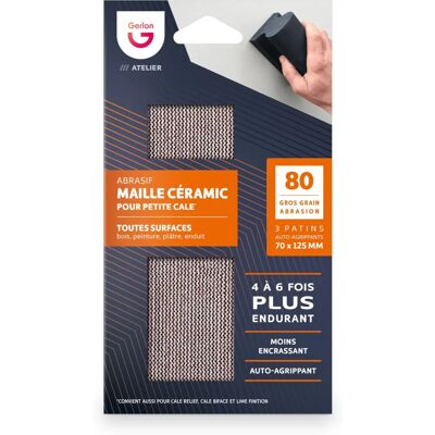 Gerlon ADRMSG Supersterke Keramische Schuurvellen - 70x125mm - 3 Stuks Gerlon ADRMSG Supersterke Keramische Schuurvellen - 70x125mm - 3 Stuks
