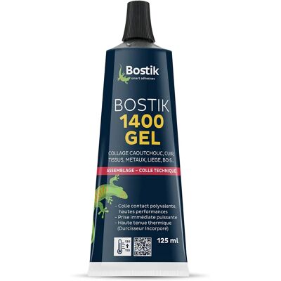 Bostik 1400 Colle contact multi-usage en gel - Liaison instantanée forte Bostik 1400 Colle contact multi-usage en gel - Liaison instantanée forte