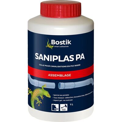 Pegamento para Tuberías PVC y Accesorios Saniplas PA - 1L Aprobado para Agua Potable Pegamento para Tuberías PVC y Accesorios Saniplas PA - 1L Aprobado para Agua Potable