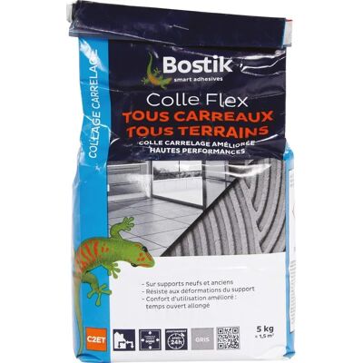 Bostik - 30124450 - Grigio - 5 kg - tile adhesive Bostik - 30124450 - Grigio - 5 kg - tile adhesive