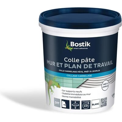 BOSTIK Klej do płytek - 1,5kg Biały - Do 33cm BOSTIK Klej do płytek - 1,5kg Biały - Do 33cm