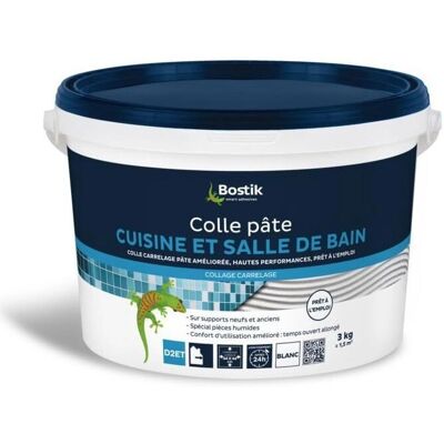 Colla per Piastrelle Bostik - Alta Performance Bianca per Cucina e Bagno Colla per Piastrelle Bostik - Alta Performance Bianca per Cucina e Bagno