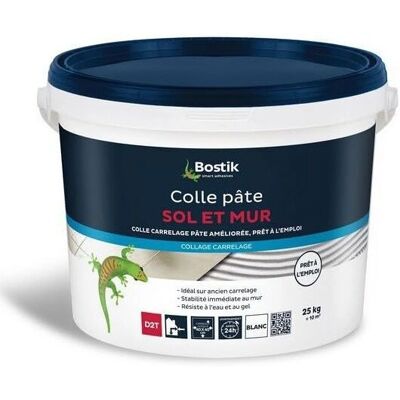 Pegamento para azulejos Bostik - Para paredes y suelos - 25kg Pegamento para azulejos Bostik - Para paredes y suelos - 25kg