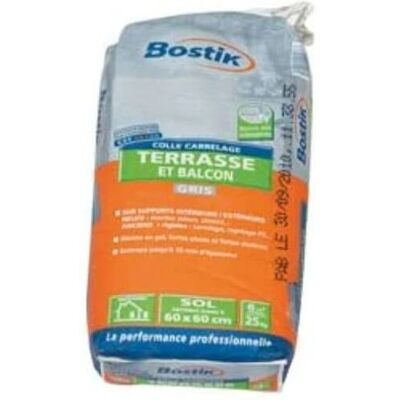 Bostik - C2 - Gris - Colle à carrelage extérieur Bostik - C2 - Gris - Colle à carrelage extérieur