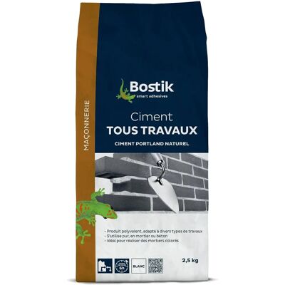 Bostik Adesivo Bianco per Piastrelle - 30600636 - Malta da Muratura Bostik Adesivo Bianco per Piastrelle - 30600636 - Malta da Muratura