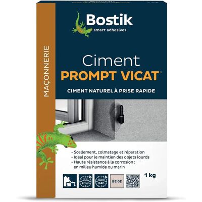 Ciment Prompt Beige Bostik Findley - 1KG Ciment Prompt Beige Bostik Findley - 1KG