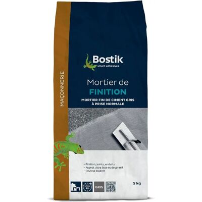Malta di Finitura Grigia Bostik - Interno & Esterno - 5kg Malta di Finitura Grigia Bostik - Interno & Esterno - 5kg