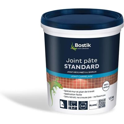 Silicone pour carrelage blanc Bostik Findley - Mastic - 1,5kg - Publicité Silicone pour carrelage blanc Bostik Findley - Mastic - 1,5kg - Publicité