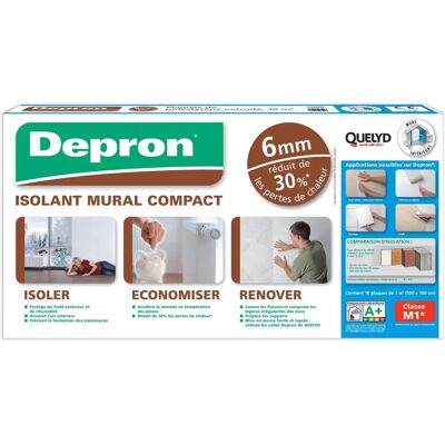 Quelyd Depron 6mm Panneaux d’Isolation - Mur Intérieur - 10 pcs - Publicité Quelyd Depron 6mm Panneaux d’Isolation - Mur Intérieur - 10 pcs - Publicité