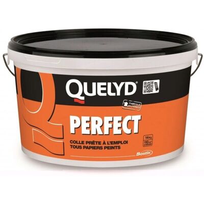 Quelyd - PERFECT - 14 KG - Tous les papiers peints - Colle pour papiers peints - Publicité Quelyd - PERFECT - 14 KG - Tous les papiers peints - Colle pour papiers peints - Publicité