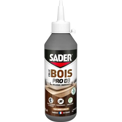 SADER Colle Bois Pro D3 250ML - Colle bois SADER Colle Bois Pro D3 250ML - Colle bois