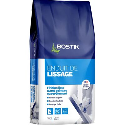 Enduit de lissage BOSTIK 5kg en poudre Enduit de lissage BOSTIK 5kg en poudre