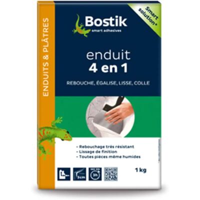 Bostik Enduit 4-en-1 Poudre - Intérieur DIY - Publicité Bostik Enduit 4-en-1 Poudre - Intérieur DIY - Publicité
