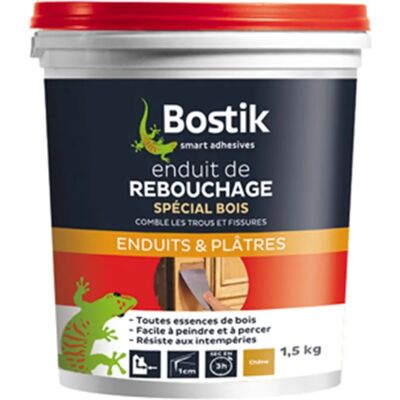 Wypełniacz do drewna BOSTIK - 1,5kg - Łatwy do szlifowania i malowania Wypełniacz do drewna BOSTIK - 1,5kg - Łatwy do szlifowania i malowania