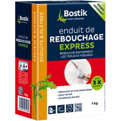 Enduit Bostik 1kg - Réparation intérieure/extérieure rapide Enduit Bostik 1kg - Réparation intérieure/extérieure rapide