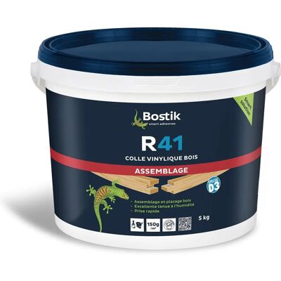 Pegamento de Madera Bostik R41 - Alto Rendimiento, Secado Rápido, Interior y Exterior Cubierto Pegamento de Madera Bostik R41 - Alto Rendimiento, Secado Rápido, Interior y Exterior Cubierto
