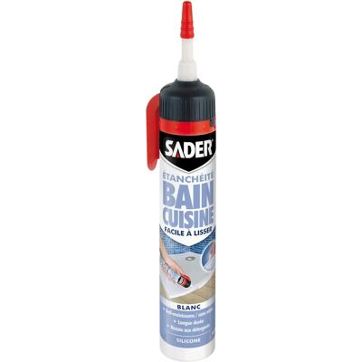Bostik - Biała tubka silikonu 200ml - Uszczelniacz do kuchni i łazienki Bostik - Biała tubka silikonu 200ml - Uszczelniacz do kuchni i łazienki