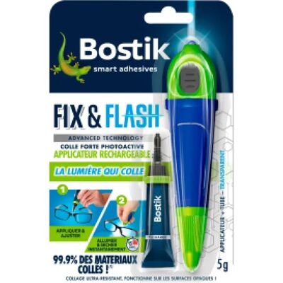 Bostik Fix & Flash 5G Superkleber - Fotoaktiv, Transparent Bostik Fix & Flash 5G Superkleber - Fotoaktiv, Transparent