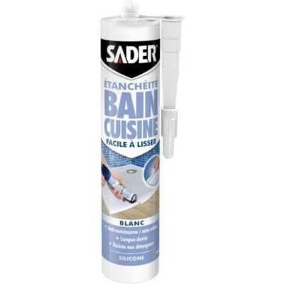 Sader Sigillante - Lunga Durata Bagno & Cucina, Bianco, 280ml Sader Sigillante - Lunga Durata Bagno & Cucina, Bianco, 280ml