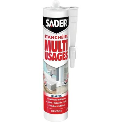 Sader Mastic Anti-Moisissure Blanc - Imperméable & Flexible - 280ml Sader Mastic Anti-Moisissure Blanc - Imperméable & Flexible - 280ml