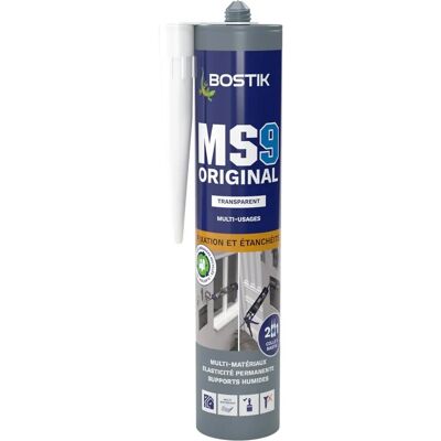 Bostik MS9 Transparente Dichtmasse - 300 Ml - Klebe- und Abdichtmittel Bostik MS9 Transparente Dichtmasse - 300 Ml - Klebe- und Abdichtmittel