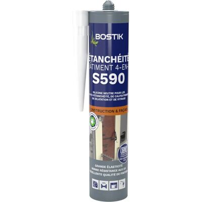 BOSTIK S590 Sigillante - 4-in-1 Trasparente Edilizio BOSTIK S590 Sigillante - 4-in-1 Trasparente Edilizio
