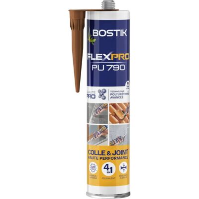 Bostik P790 Colle et Mastic Polyuréthane Multi-usage - Intérieur/Extérieur - Publicité Bostik P790 Colle et Mastic Polyuréthane Multi-usage - Intérieur/Extérieur - Publicité
