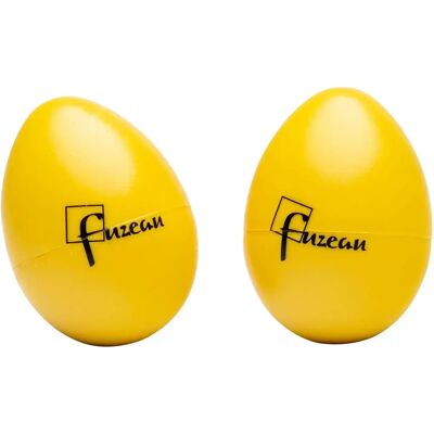 Fuzeau 8285 - Œufs Sonores Jaunes - Hochets pour Bébé - Publicité Fuzeau 8285 - Œufs Sonores Jaunes - Hochets pour Bébé - Publicité