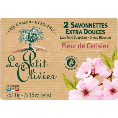 Le Petit Olivier Cerisier en Fleurs Extra - Savon - Doux & Naturel - Publicité Le Petit Olivier Cerisier en Fleurs Extra - Savon - Doux & Naturel - Publicité