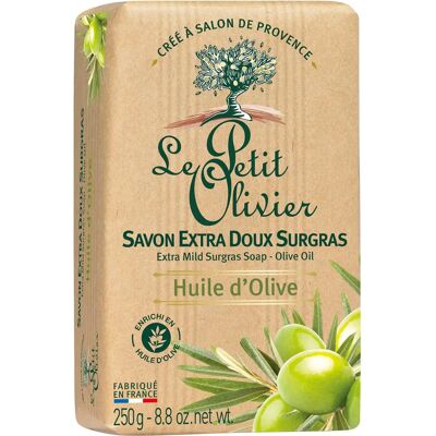 Savon Surgras Extra Doux Huile d'Olive - Savon - Publicité Savon Surgras Extra Doux Huile d'Olive - Savon - Publicité