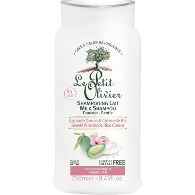 Le Petit Olivier Mandelmilch & Reiskrem Shampoo - Normales Haar Le Petit Olivier Mandelmilch & Reiskrem Shampoo - Normales Haar