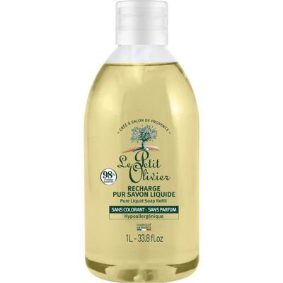 Le Petit Olivier - Pur Savon Liquide Hypoallergénique - 1L - Savon liquide - Publicité Le Petit Olivier - Pur Savon Liquide Hypoallergénique - 1L - Savon liquide - Publicité