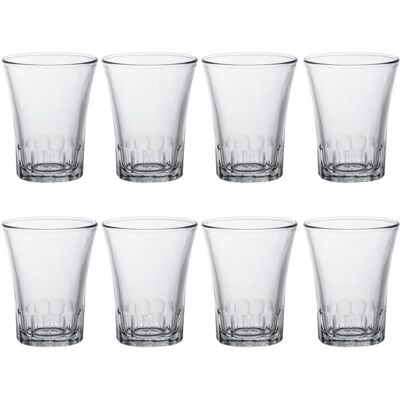 Duralex Glas-Set 4 Stück - 130 ml - Transparent - Modernes Glasgeschirr Duralex Glas-Set 4 Stück - 130 ml - Transparent - Modernes Glasgeschirr