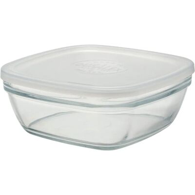 Duralex 09030AM Lunsjboks - Kvadratisk Glassbeholder 2L Duralex 09030AM Lunsjboks - Kvadratisk Glassbeholder 2L