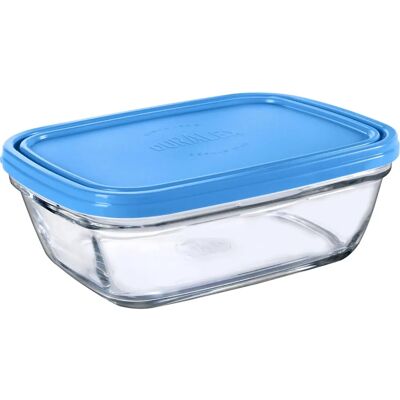 Duralex Freshbox Blauw 1,1 L Rechthoekige lunchbox Duralex Freshbox Blauw 1,1 L Rechthoekige lunchbox