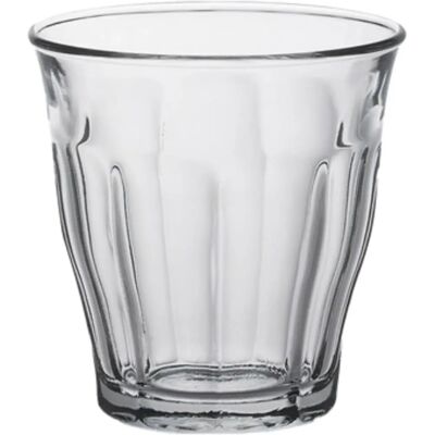 Verres Duralex Picardie - Lot de 4 - Transparent - 250ml - Publicité Verres Duralex Picardie - Lot de 4 - Transparent - 250ml - Publicité