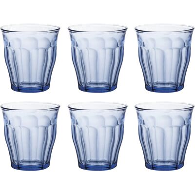 Duralex Picardie Blau 220ml Set - Glazen Duralex Picardie Blau 220ml Set - Glazen