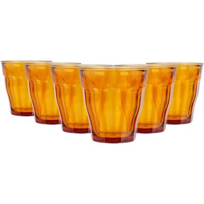 Duralex Picardie Bärnsten Glasset - 250ml, 6 St Duralex Picardie Bärnsten Glasset - 250ml, 6 St